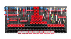 Stena za orodje 172x78cm + 78 zabojev