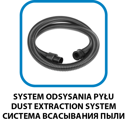 Gipszcsiszoló 710W, 215 mm, kerek és háromszögletű láb, fáklya 59G264