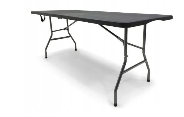 Masă pliabilă de catering 180cm negru