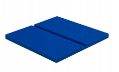 Akustický panel Obdélníky 50x50cm, tloušťka 3cm, modrý