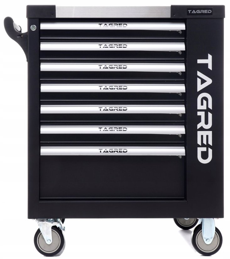 Werkstattwagen TA213, 7 Schubladen, Stahlplatte TA213