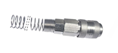 Schnellkupplung 1/4" Innen-/Außengewinde mit Schutzfeder 8x6mm