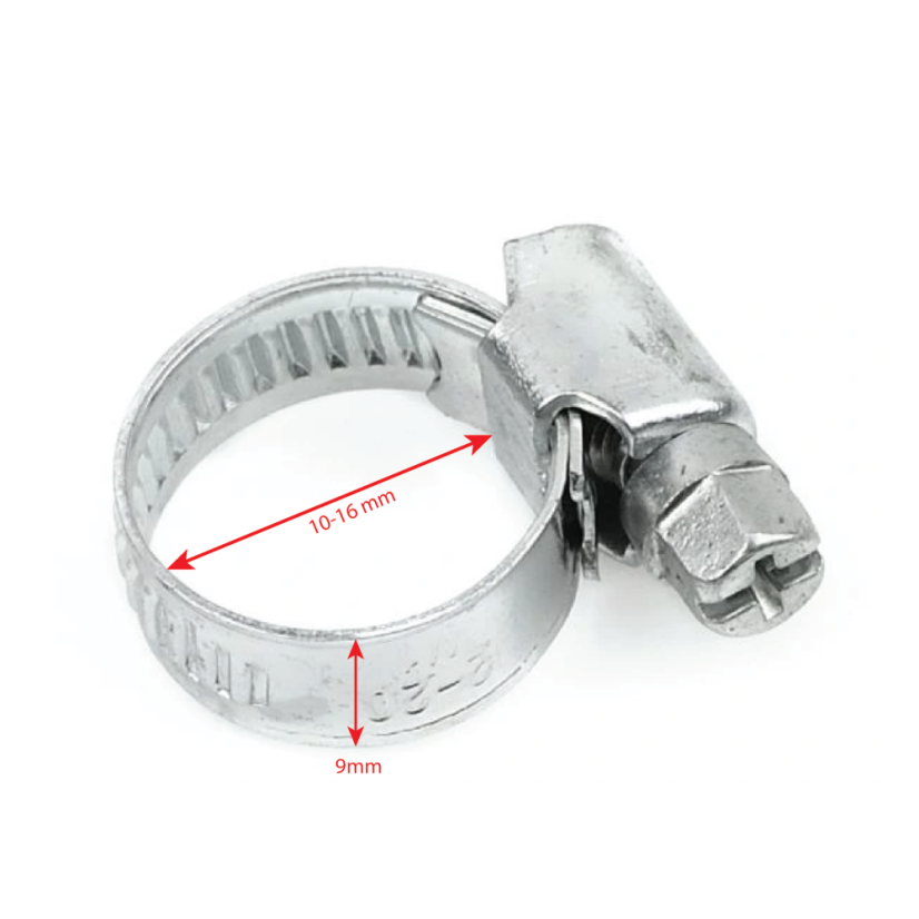 Schlauchschelle 9mm 10-16mm 1St. G17301