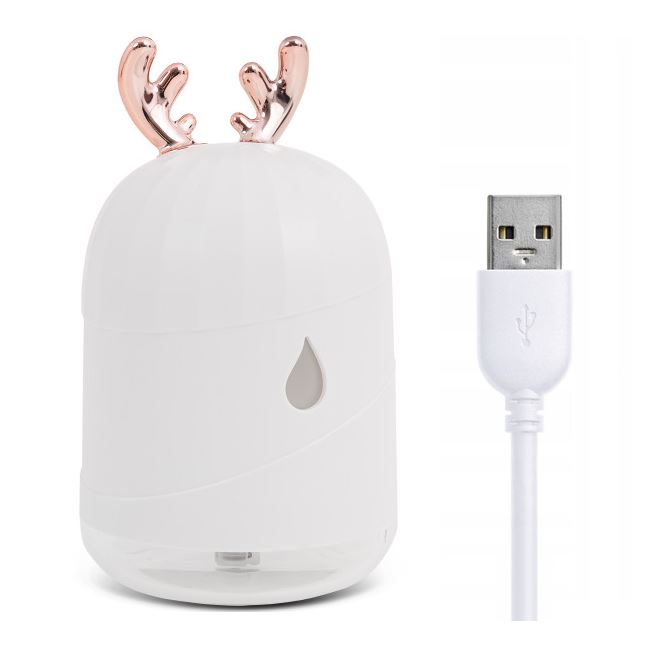 Aroma difuzor LED USB 200ml Deer White