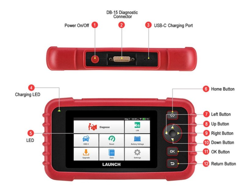 Autodijagnostika LAUNCH CRP129X v3.0 2026