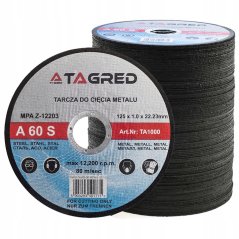 Rezalni disk za kovine 125 mm 1 mm 22,2 mm TA1000