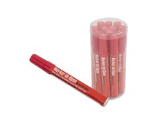 Маркер за гуми - червен 2,5 мм 12 бр.