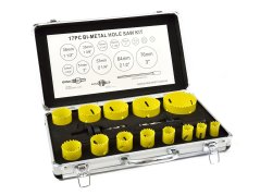 BI-METAL-Lochsägen-Set für Holz und Metall, 17-teilig G39999