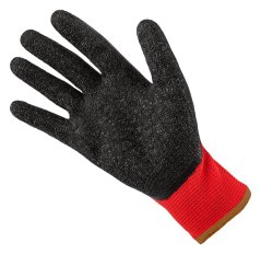 Munkakesztyű, poliészter, latex bevonattal (krincle),3121X, 9-es méret 97-645-9