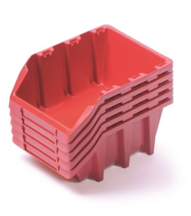 Plastični zaboji 198x118x84mm Red 5ks
