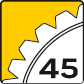 Csillagvilláskulcsok 1/4" készlet 46 db 38D640