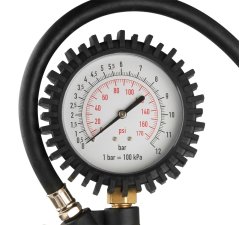 Pištol na hustenie pneumatík s manometrom 80 mm 14-718