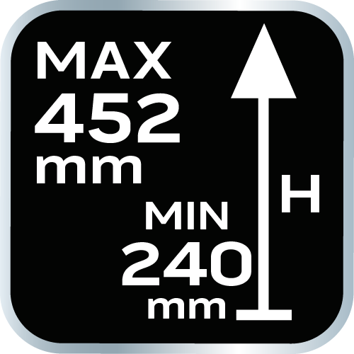 Hydraulische Hebebühne 20 t, 240-452 mm 10-456