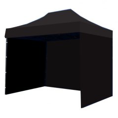 Nůžkový stan 2,5x2,5 ČERNÝ SQ