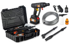 Akkumulátoros magasnyomású mosó 21V Professional