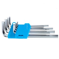 Imbuskulcsok HEX 180 mm 1,5-10 mm 9 db TA1047