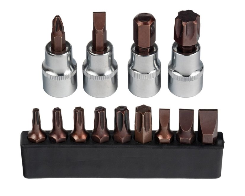 Gola set od 163 nasadnih ključeva 1/2", 1/4", 3/8" CrV Professional