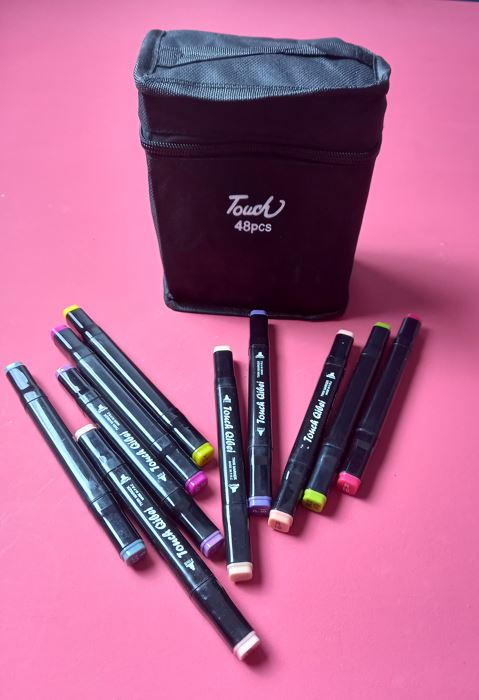 Festő filctollak gyermekeknek 48db