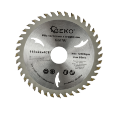 Holztrennscheibe 115x22mm 40T G00101