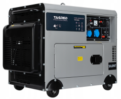 Tragbarer Dieselgenerator TA7350DS – 5000W, AVR, einphasig, 8 Stunden Betriebsdauer
