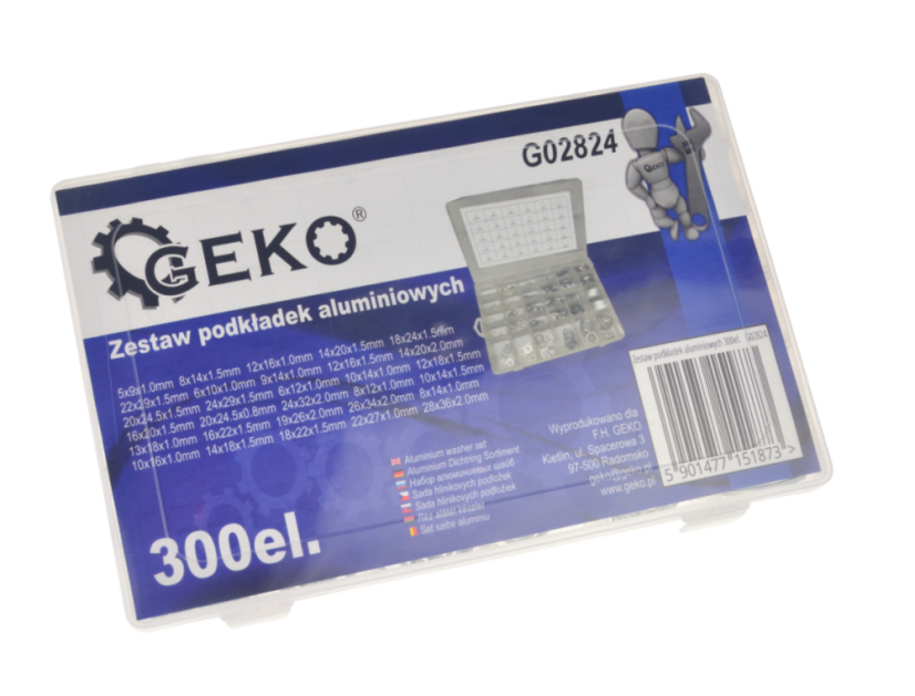 Aluminium-Unterlegscheibensatz 300Stück G02824