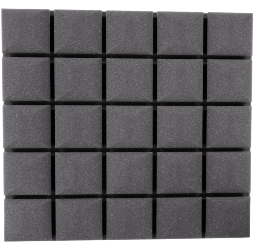 Akustikplatte - Würfel 50x50x5cm grau
