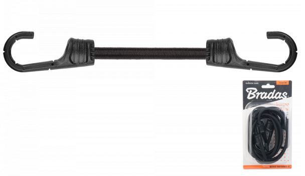 Bandă elastică cu cârlige metal-plastic, 120cm, 2 buc