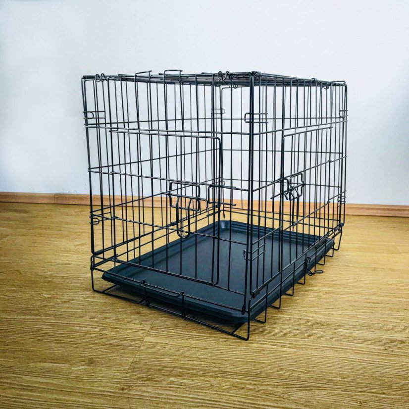 Cușcă pliabilă 90x56x63 cm - L