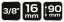 Cheie pentru lumânări 3/8" 11-153