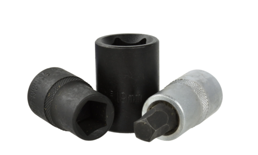 Fünfkantige Stecknüsse Set am Bremssattel G02527