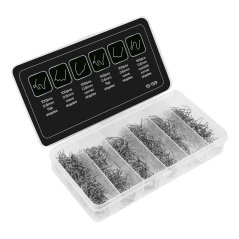 Set mit 600 Kunststoffklammern. 19-159