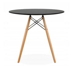 Kör asztal ANELLO Black 60 cm