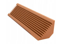 Акустична бас капачка, квадратна, 100x28cm, кафява