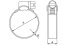 Schlauchschelle 9mm 200-220mm 1St. G17318
