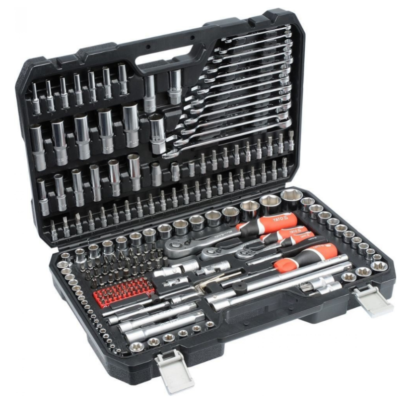 Gola-Satz 216-teilig 1/4", 3/8", 1/2" YT-38841