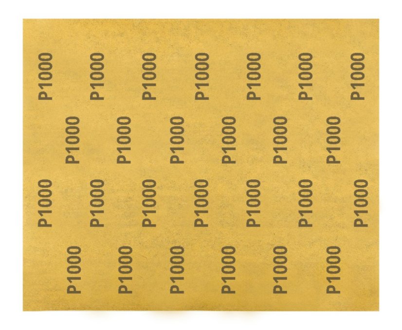 Brusni papir na bazi vode 230 x 280 mm, P1000 58T225