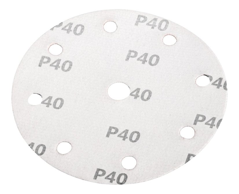 Csiszolókorongok 150 mm, P40, 5 db, 9 lyukkal, 04-721 08-990-hez