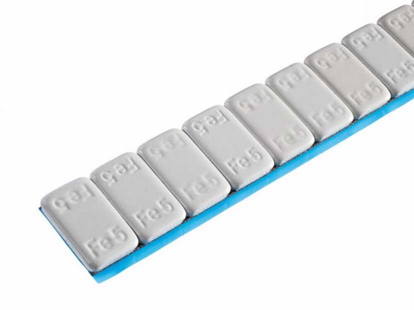 ALU SLIM - ECO 12 x 5g ljepljivi kotačić uteg - sivi