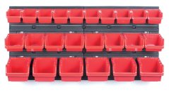 Stena na náradie 80x40cm + 24 boxov