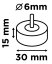 Laminált lemez 30 x 15 x 6 mm, P40 58T400