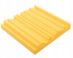 Akustický panel Equalizer 50x50cm, tloušťka 7cm, žlutý
