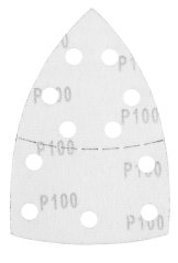 Brusni papir s čičkom, željezo 102 x 152 mm, P100, 5 kom, s 11 rupa 58T303
