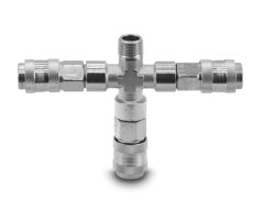 Luftverteiler Typ T 3-Wege 3/8'' AuĂźengewinde