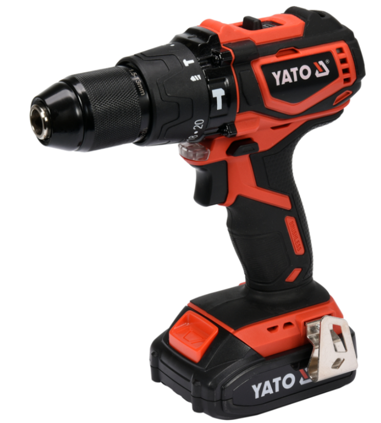 Mașina de găurit și înșurubat cu acumulator fără carbon 18V YT-82796