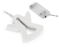 Světýlka na baterky dřevěné 10LED 1,65m teplá bílá Andílek