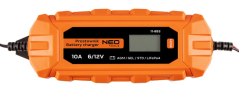 Зарядно устройство за кола 10A/160W, 3-200Ah, за киселинни / AGM / GEL / LiFePo4 батерии 11-893