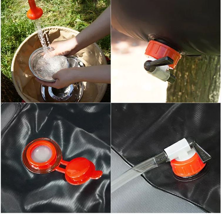 Duș solar de camping 10L
