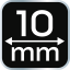 Sekáč 10 mm, CRV, 2-složková rukojeť 37-910