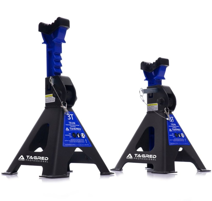 3-Tonnen-Rollgestelle für die Werkstatt, verstärkt, 2 Stück. TA248