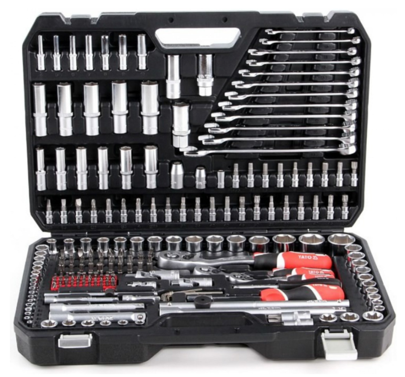 Gola-Satz 216-teilig 1/4", 3/8", 1/2" YT-38841